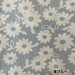 【オーダー品】 レーシーフラワー☆スモック2点➕紐カバー2点 4枚目の画像