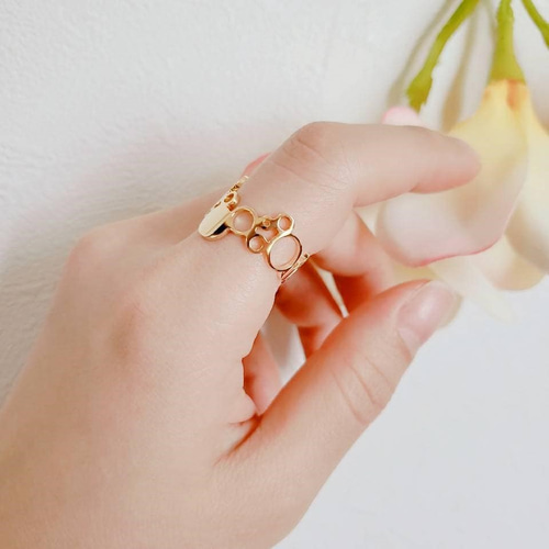 ○まるまる○サークルオープンリング ゴールド《送料無料》PY