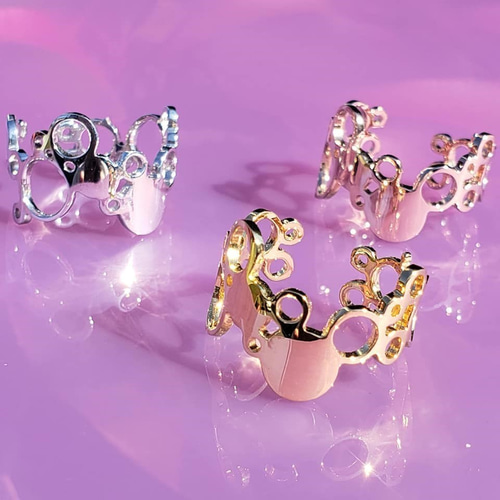 【限定お値下げ】TEN. ブリオリング　シルバー　15号 K10YGフレッシュウォーターパール/ダイヤモンドリング