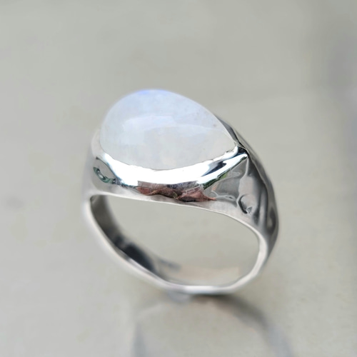 レインボームーンストーン【ホワイトラブラドライト】ペア