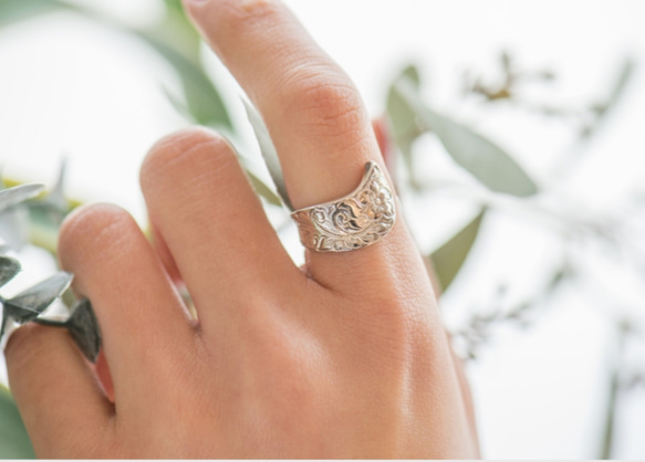 ハワイアンジュエリー シルバーリング《送料無料》 PY-070 2枚目の画像