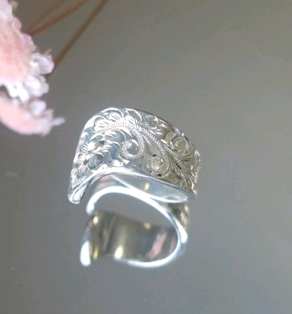 ハワイアンジュエリー シルバーリング《送料無料》 PY-070 6枚目の画像