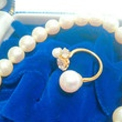 【ME-R】～ﾐｰｱｰﾙ(私の指輪) 結婚指輪 ＆ 婚約指輪  プレゼント 指輪  パール ダイヤ 5枚目の画像