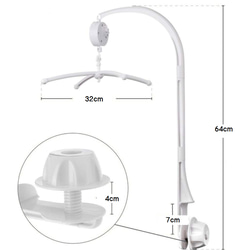 赤ちゃん ベビー ベッド メリー (電池式タイプ付き) モビール 5枚目の画像