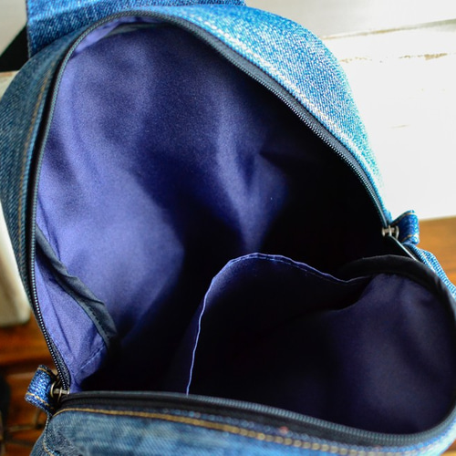 デニムリメイク＊ボディバッグ：47 リュック・バックパック 柚柊(閉店