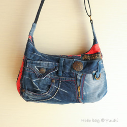デニムリメイク＊ボディバッグ：47 リュック・バックパック 柚柊(閉店