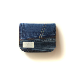 デニムリメイク＊L字ファスナーポーチ：15 ポーチ 柚柊(閉店・プロフお