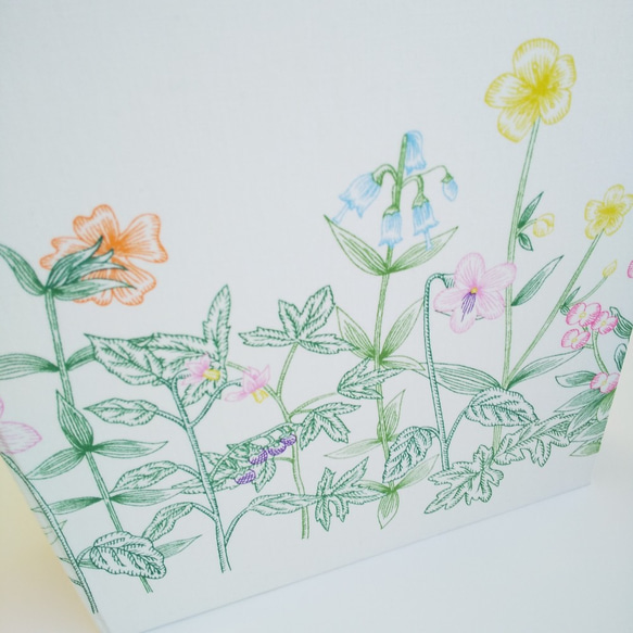 カルトナージュのレターセットBOX(Wild flower) 8枚目の画像