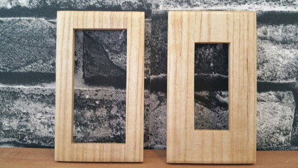KIRI・木製・コンセット、スイッチカバー 2枚目の画像