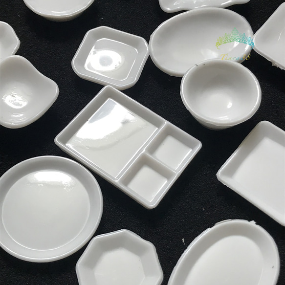 【８種類セット】328#樹脂粘土　和食小鉢　食器　器　お皿 4枚目の画像