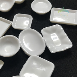 【８種類セット】328#樹脂粘土　和食小鉢　食器　器　お皿 5枚目の画像