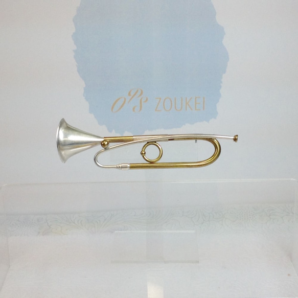 楽器シリーズ「Trombone」No.3722 ブローチ 1枚目の画像