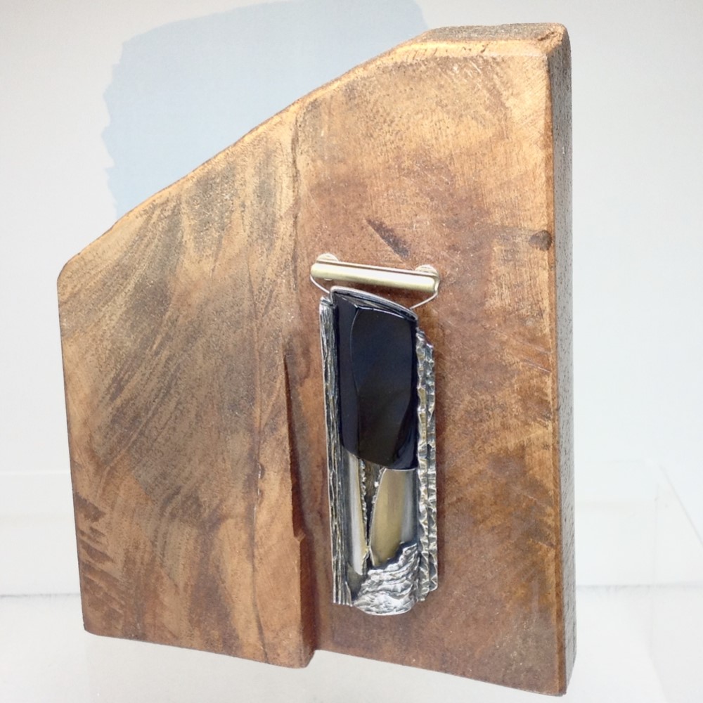 アートシリーズ「見上げるパノラマ 滝」SILVERブローチ　No.4179