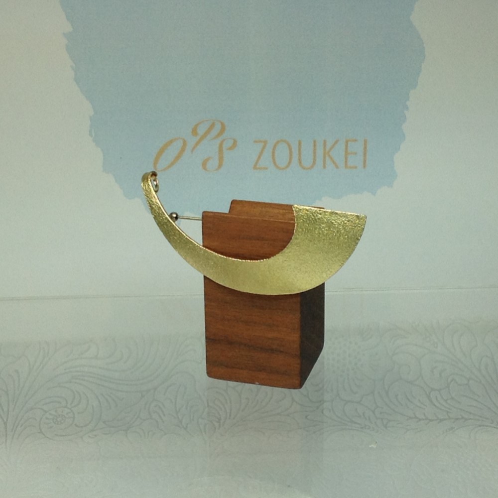 アートシリーズ「万葉の月」ブローチ　No.5187