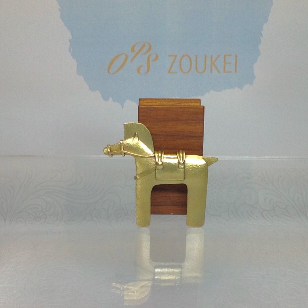 アートシリーズ「埴輪・馬」ブローチ　No.5189