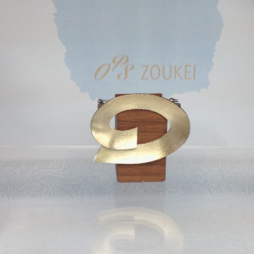 アートシリーズ「絹の流れ」パートⅡ ブローチ No.4839-2