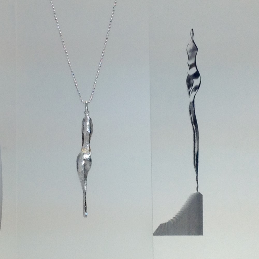 アートシリーズ「彫刻の世界から Ⅰ」Silver ペンダント　No.3480
