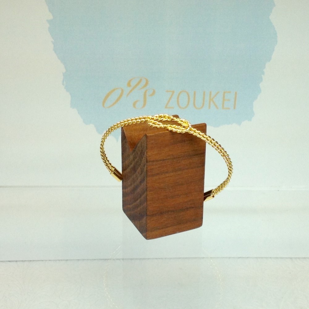 アートシリーズ 寄り線「結び」ブレスレット No.5236