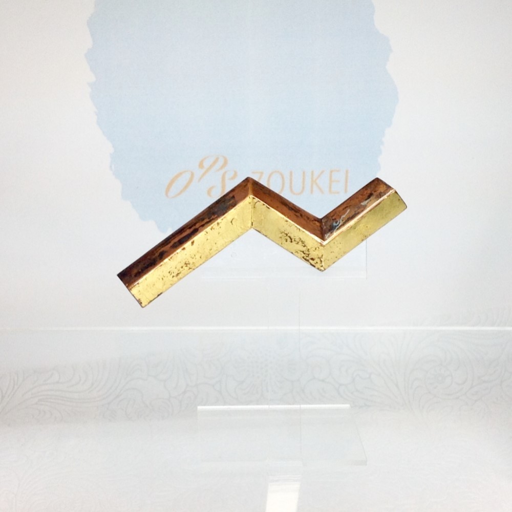 アートシリーズ「夢・遊・心」 金箔ブローチ No.4072