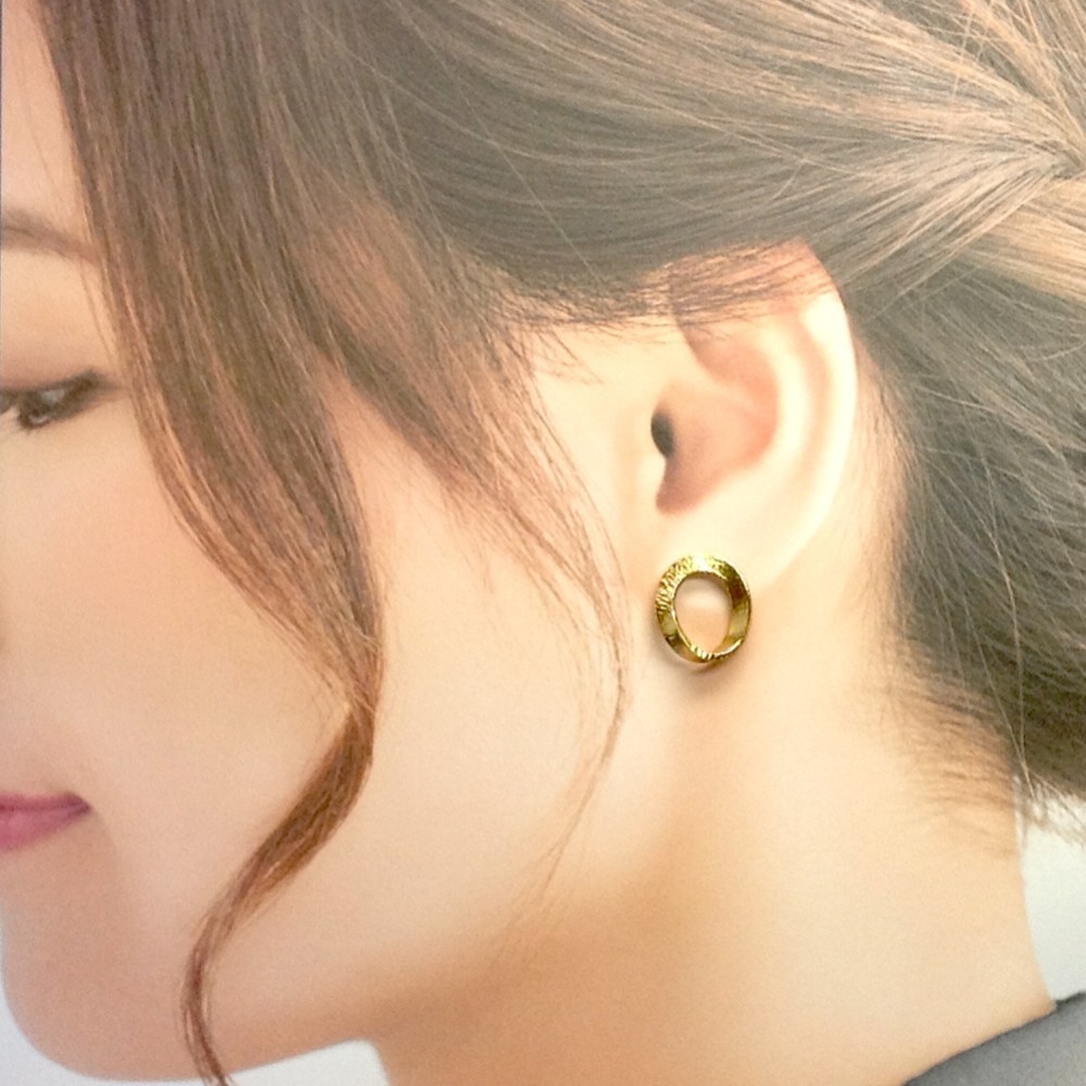 ｵﾌﾟｽ ｱｰﾄｺﾚｸｼｮﾝ「波形 5」ﾋﾟｱｽ No.5271 真鍮