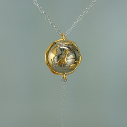 Around The world」地球儀ペンダント N0.4932 日本製 ネックレス