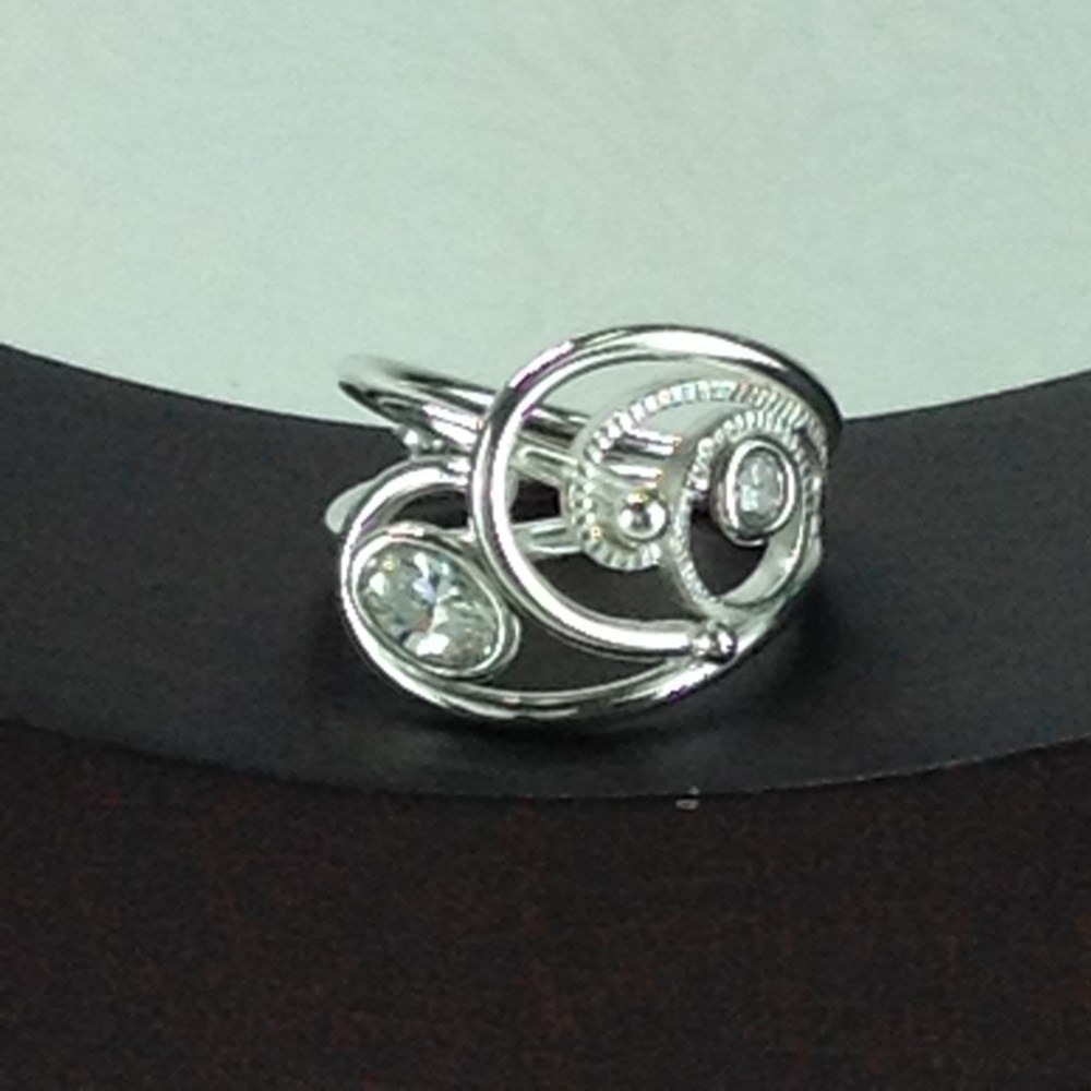 SILVER Ring＆キュービック No.237