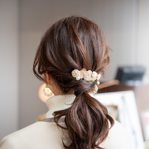 お花バレッタ フラワー バレッタ | THE HAIR BAR TOKYO