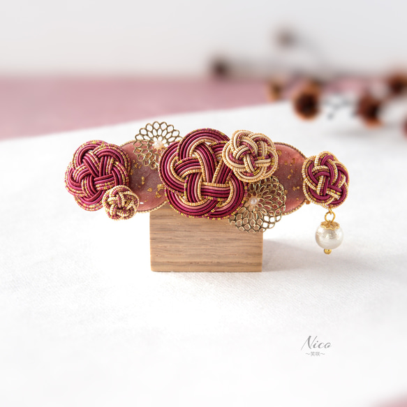 お花バレッタ お花バレッタ