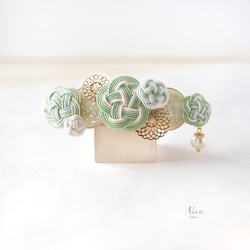 あちゃちゅむ　お花バレッタ お花のバレッタ レース編み バレッタ Lunarheavenly 通販 383441