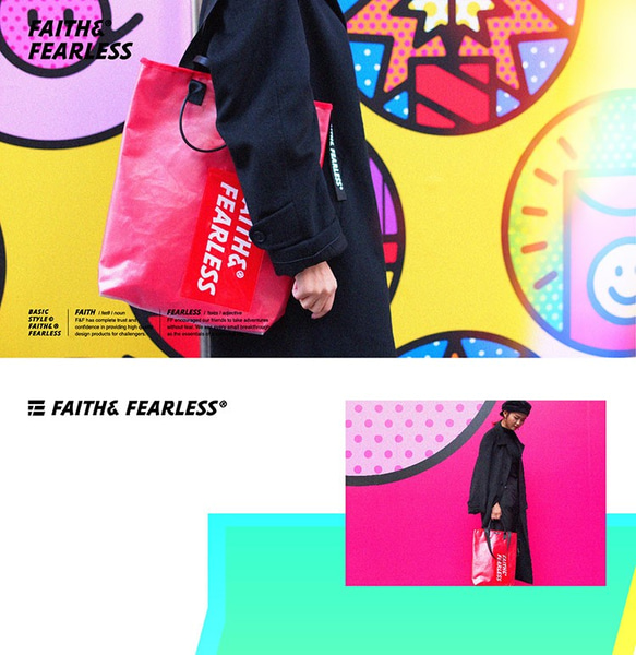 Faith & Fearless PVC Tote_新年限量包 第2張的照片