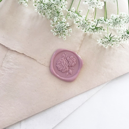 m.peony シーリングスタンプ STAMP】593：PEONY【スタンプヘッド】 | シーリングワックス専門