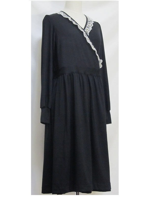 オーダーメイド☆大人のコートドレス（カシュクール） 4枚目の画像