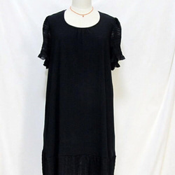 一点限り特別価格　夏のブラックドレス 3枚目の画像