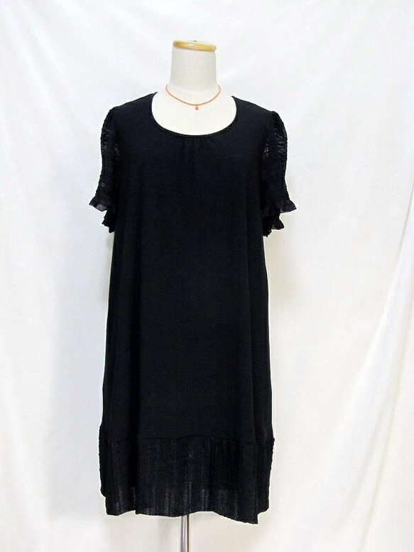 一点限り特別価格　夏のブラックドレス 3枚目の画像