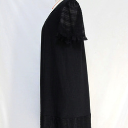 一点限り特別価格　夏のブラックドレス 4枚目の画像