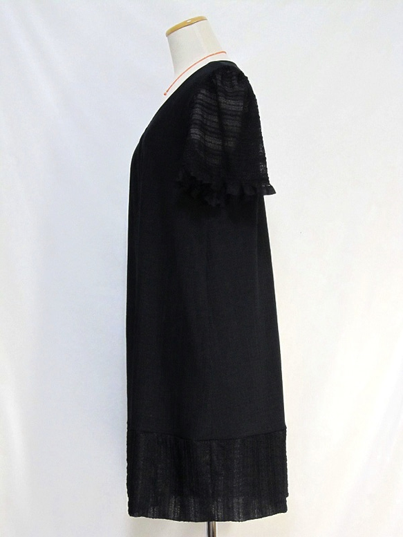 一点限り特別価格　夏のブラックドレス 4枚目の画像