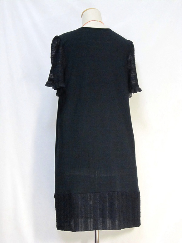 一点限り特別価格　夏のブラックドレス 5枚目の画像