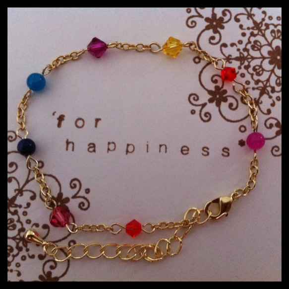 for happiness* fh015 ｱｼﾞｬｽﾀｰ付ﾁｪｰﾝﾌﾞﾚｽ 1枚目の画像