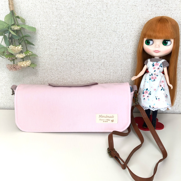 ブライスドールバッグ/パステルピンク×水色 ショルダーバッグ Shoco