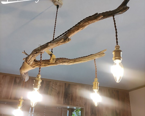 ハンドメイド 流木ライト ペンダントライト 704 照明 おしゃれ 流木 リビング ダイニング