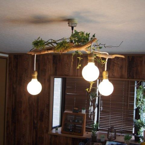 ハンドメイド 流木ライト 流木ペンダントライト00008 シーリングライト・ペンダントライト