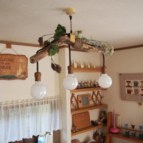ゆりか様専用 流木の照明枠 弾む