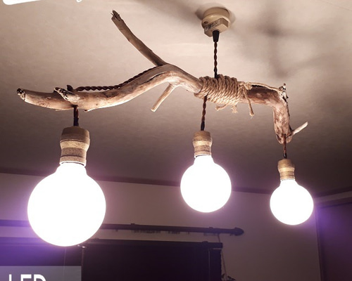 森のペンダントライト117 8月3日、4日はコメントへの返信や発送など