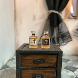 1/12スケール ミニチュア ビン・ボトル(液体入り) お酒 アルコール