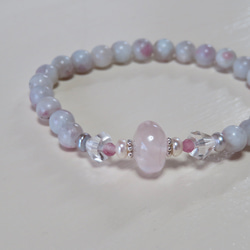 溶け出すピンク◇Rose Quartz×Pink Tourmaline in Quartz…／SV925 3枚目の画像