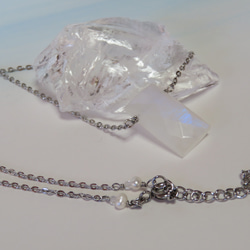 SALE！！Blue moonstone◇square window necklace  II／316L 5枚目の画像