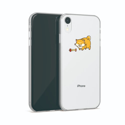 Appleを食べちゃった柴犬。次郎吉ver iPhone11～7まで対応 2枚目の画像