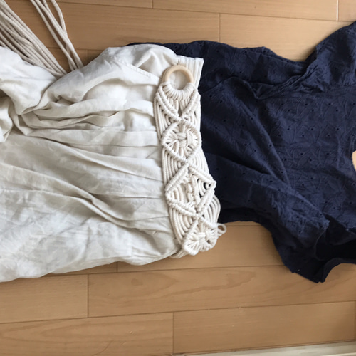 手作りマクラメベルト How To Make Macrame Belt DIY | マクラメ編みベルトの作り方