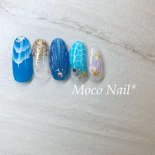特別価格 All1,500円 クチコミ必須 ネイルチップ（つけ爪） Moco nail