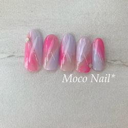 特別価格 All1,500円 クチコミ必須 ネイルチップ（つけ爪） Moco nail